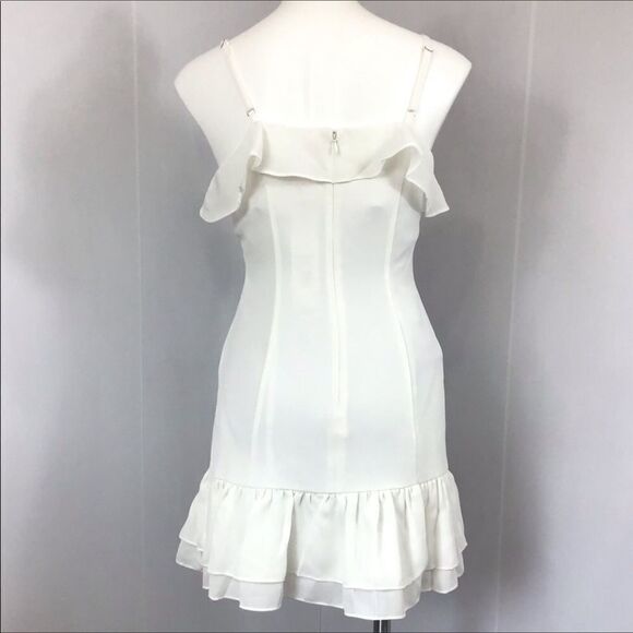 Parker White Zenna Sweetheart Neck Slip Mini Dress 

New With Tags 

Size 4 - Picture 4 of 10